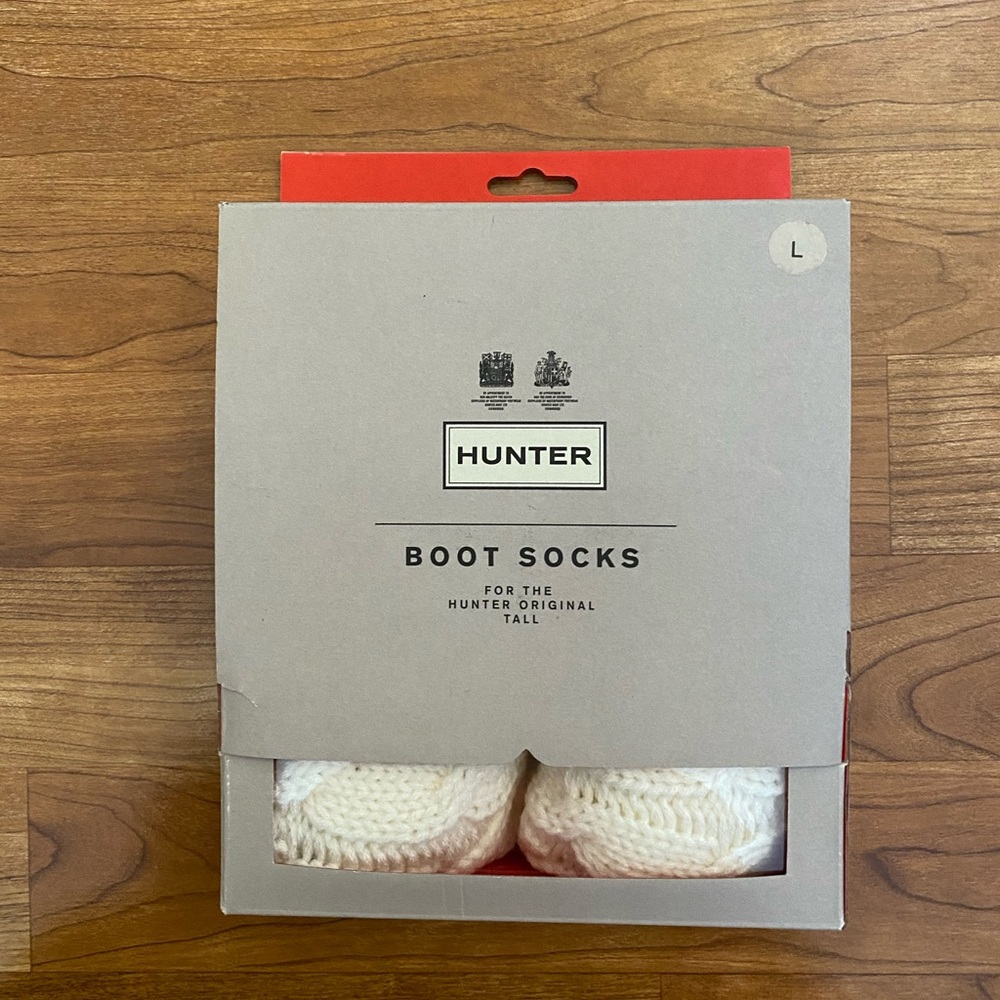 Original 6 Stitch Cable Knitted Cuff Hunter Socks
